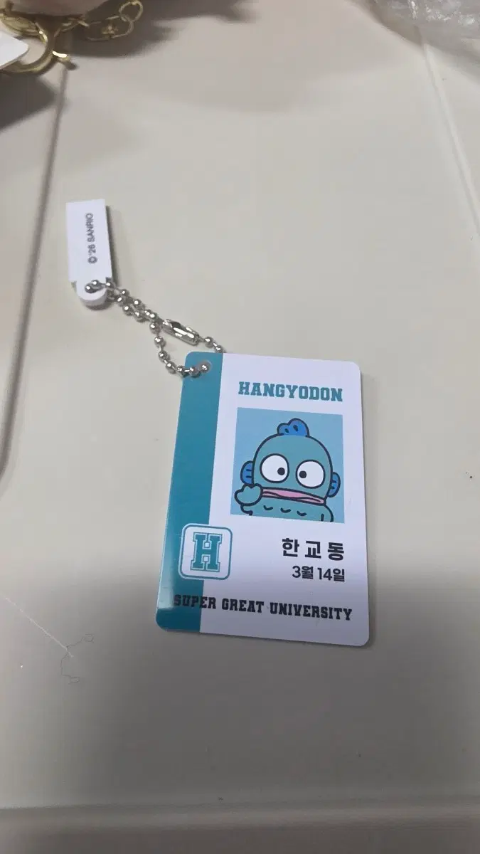 산리오 한교동 슈퍼그레이트대학교 키링