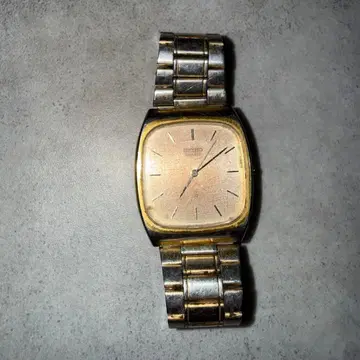 SEIKO Chariot 샤리오 스퀘어 골드 남성용 시계