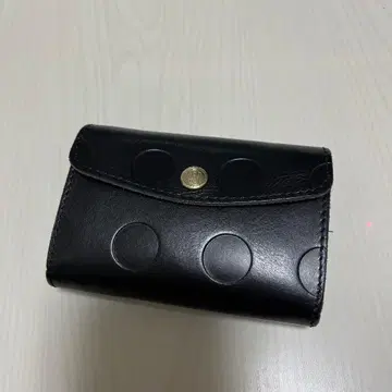 kanmi 캔디 도트 접이식 지갑 블랙