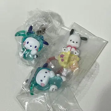 포차코 개굴개굴 파티 키링 행거 산리오 메지루시 액세서리