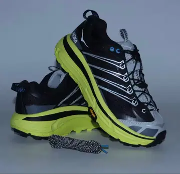 HOKA MAFATE THREE2 BLACK / HOKA CITRUS