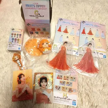 FRUITS ZIPPER 제일복권 진세이 스즈카 5점 세트