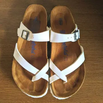 betula 화이트 크로스 벨트 샌들 버켄스탁