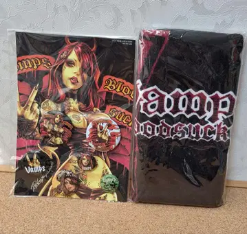 VAMPS BLOODSUCKERS 최초 한정 타월 캔뱃지