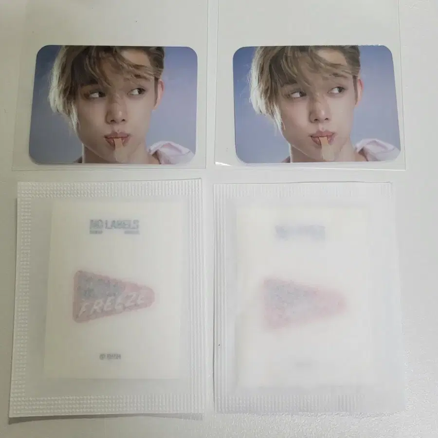 연준 gs25 띠부씰+미니 포카 세트 요아정 사워레몬 요거트 투바투 txt 최연준 띠부 스티커 아이스크림