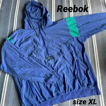 Reebok 나일론 자켓 하프 지퍼 풀오버 XL