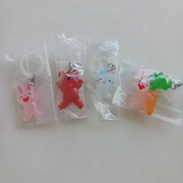 논땅 메지루시 액세서리 타탄 토끼 씨