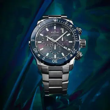 컨디션 최상 EDOX 에드옥스 크로노 오프쇼어 1 재팬 리미티드 에디션