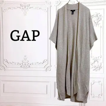 갭 [ GAP ] 롱 가디건 리브 니트 [ XL ] 브라운 큰 사이즈