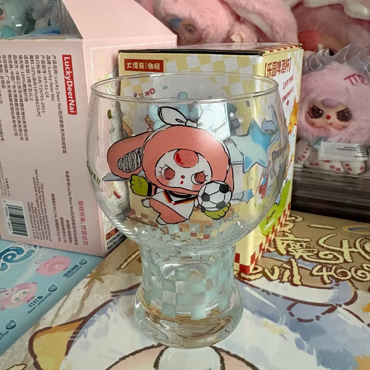 베이비쓰리 로맨스 쿠지 상품 맥주잔
