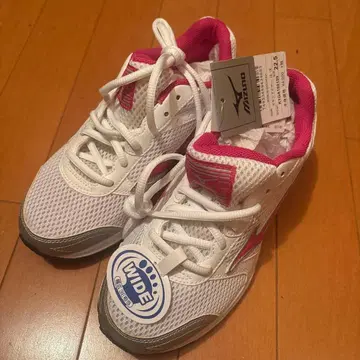MIZUNO 여성용 스니커즈 22.5cm 화이트 핑크