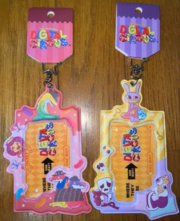 [ 정품 ] 택 포함 새상품 어메이징 디지털 서커스 PVC 패스 케이스 2개