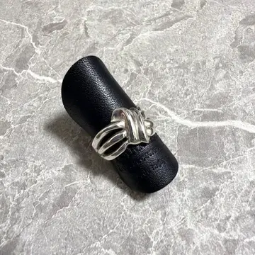 [ 레어 ] 빈티지 SILVER 실버 반지 웨이브 디자인 10호
