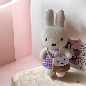 미피 zakka 페스티벌 깅엄 체크 드레스 산책 마스코트