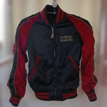HYSTERIC GLAMOUR 바이크걸 자수 새틴 스카잔