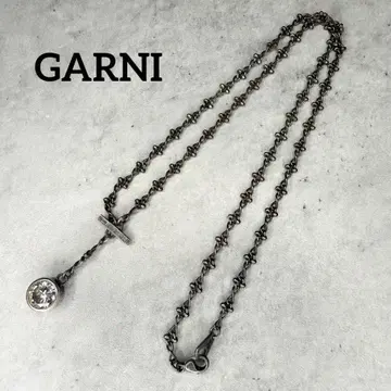 GARNI 가르니 실버 Y자 목걸이