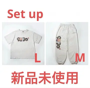 9090 모몽가 OG 로고 티 스웻 팬츠 세트 ML