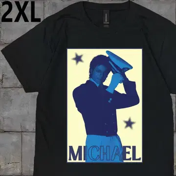 마이클 잭슨 MJ 반팔 t셔츠 블랙 2XL 사이즈