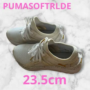 PUMA SOFTRIDE 스니커즈 화이트 골드 23.5cm