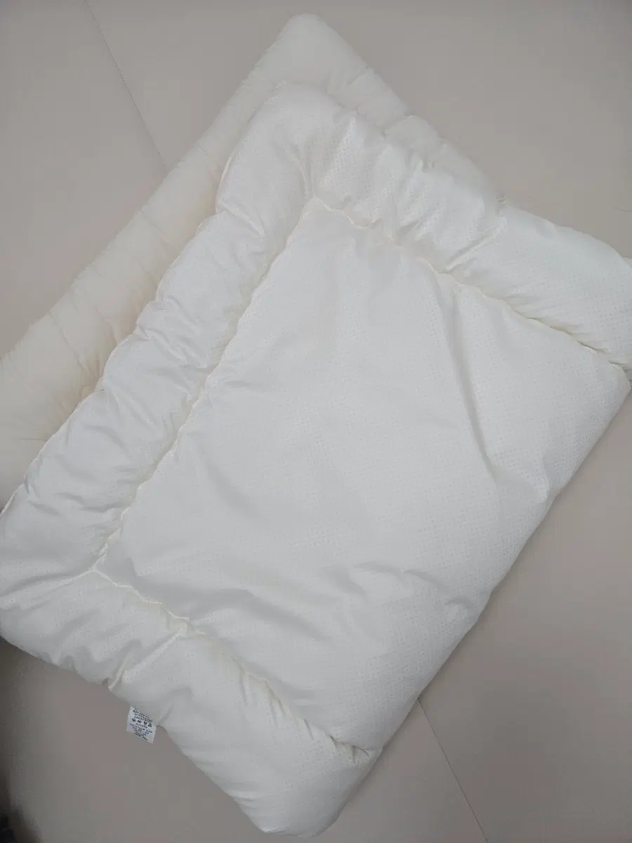 포근나라 아기 침대 누빔 패드 아이보리 새상품급