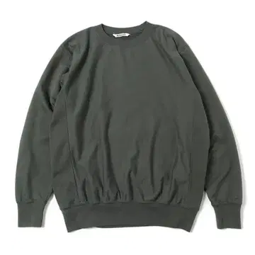 AURALEE SUPER HIGH GAUZE SWEAT BIG P/O