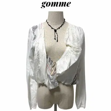 [새상품급] gomme 레이스 도킹 변형 가디건 마키히로시게 아틀리에