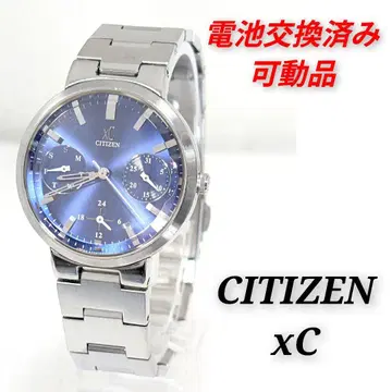 CITIZEN xC 트리플 달력 여성용 배터리 교체 완료 작동품 P-25