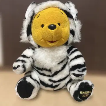 디즈니 곰돌이 푸 봉제 인형 화이트 타이거 인형옷 2003