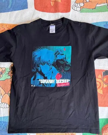 카우보이 비밥 cowboy bebop 빈티지 티셔츠 애니메이션 T