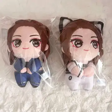 르세라핌 세가 럭키 쿠지 삐요코토 봉제 인형 윤진