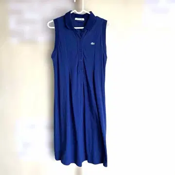 LACOSTE 라코스테 원피스 슬리브리스 폴로 셔츠 원피스 36