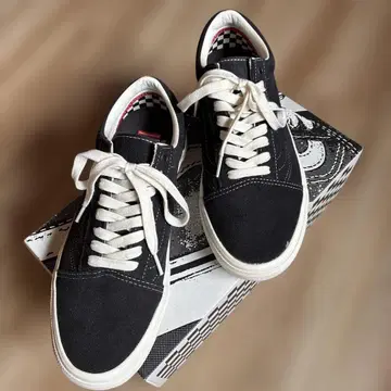 반스 Vans 스케이트 올드스쿨 Raven/Marshmallow