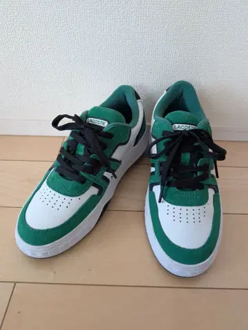 LACOSTE 스니커즈 그린 화이트 25.5
