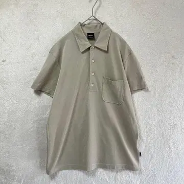 HUGO BOSS/피케 셔츠/S/골프 베이지