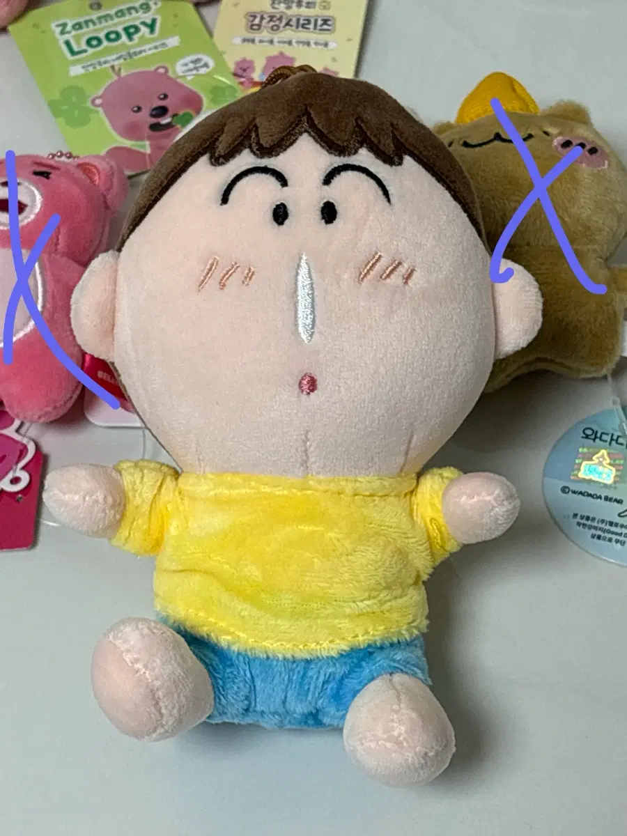 짱구는 못말려 맹구 키링 인형