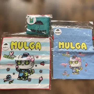 MULGA SANRIO 헬로키티 에코백 핸드 타월 복조리 모르가