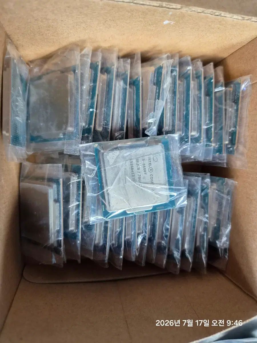 인텔 코어 i5-6600T CPU 중고팝니다