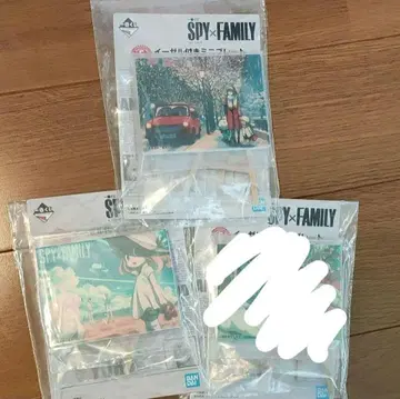 스파이 패밀리 제일복권 이젤 포함 미니 플레이트 2종