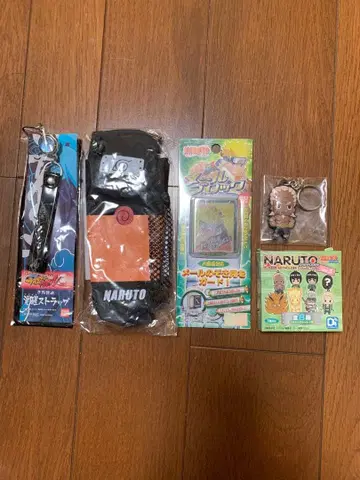NARUTO 굿즈 4세트 스트랩 파우치 키링