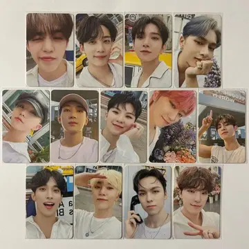 세븐틴 SECTOR17 SHOPEE 럭키 드로우 트레이딩 카드 13장