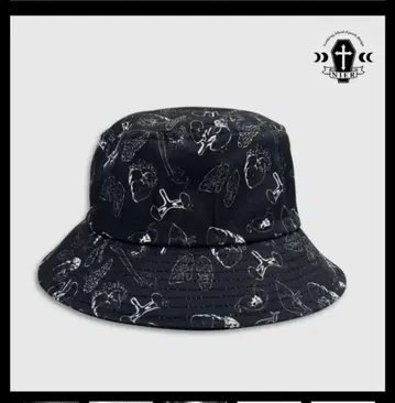NieR ANATOMY PATTERN 버킷햇 블랙