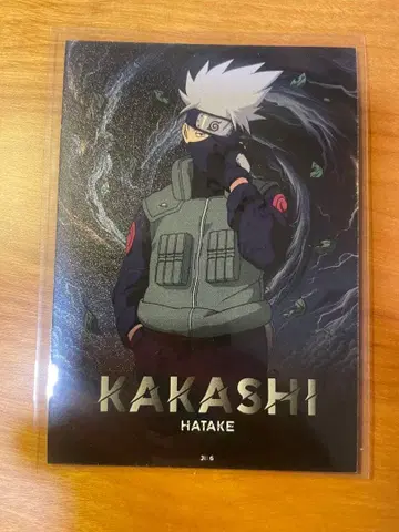 [레어] NARUTO 하타케 카카시 Topps ANIMAX 카드 EU 한정판