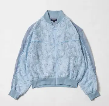 harapeco Sheer Blouson - 스카이블루