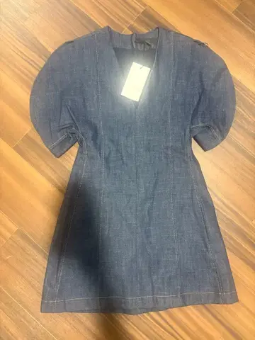ZARA 일본 미발매 데님 미니 원피스