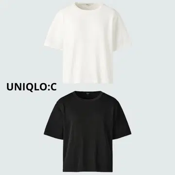 UNIQLO:C 박스핏 니트 T / 워셔블 2개 세트