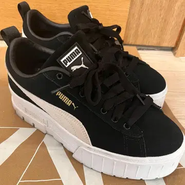 PUMA MAYZE 여성용 통굽 스니커즈 25cm