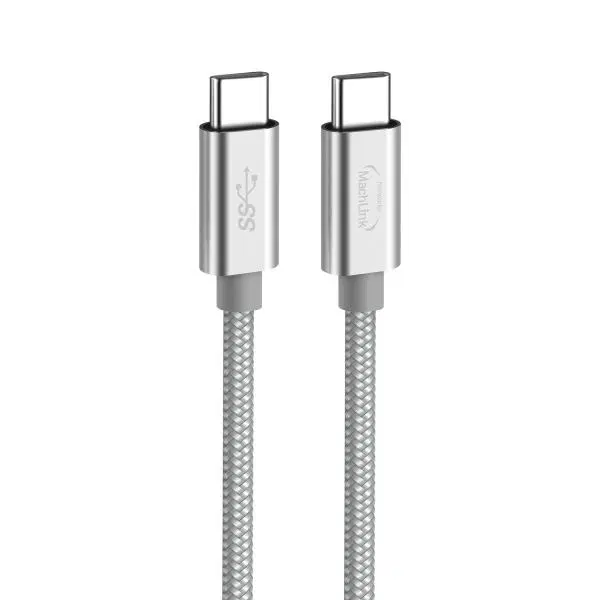 Type-C to Type-C 60W 고속충전 케이블 1m 실버