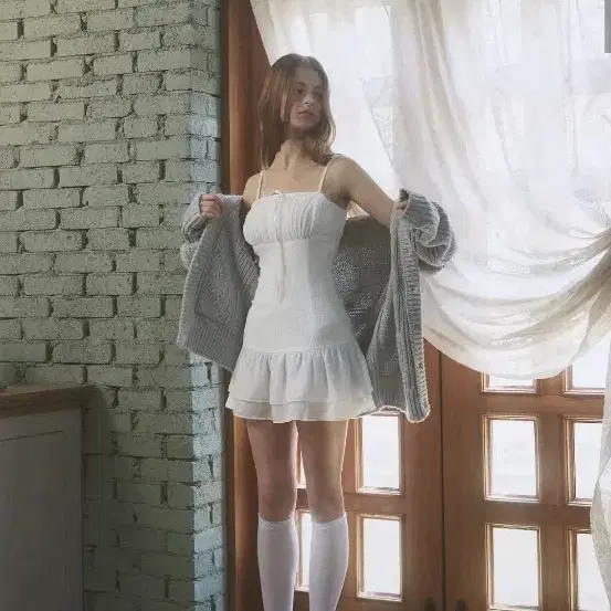 페어리 샤샤 미니 드레스 [WHITE] 화이트