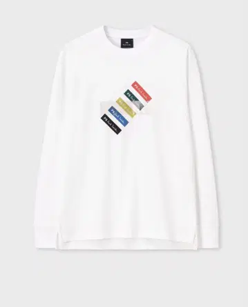 PaulSmith 26ss 'PS Tab' 긴팔T셔츠 XXL