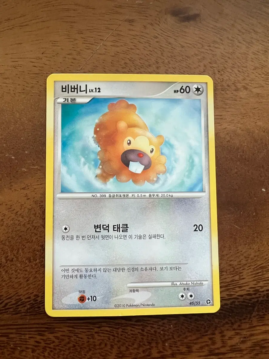 포켓몬카드 고대카드 비버니
